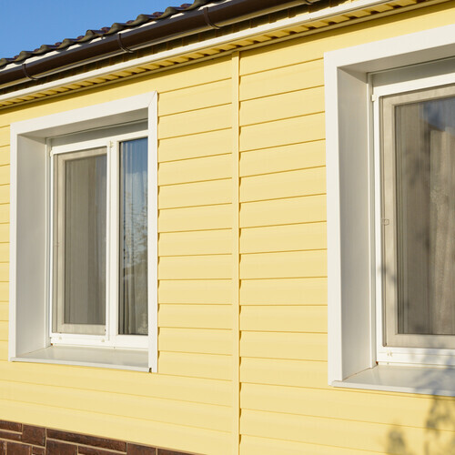 vinyl residential siding on a home